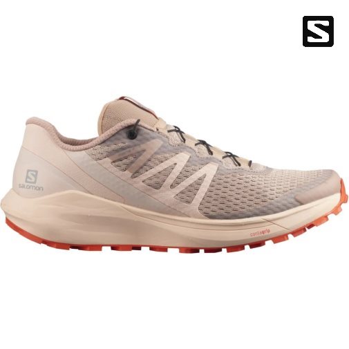 Coral Salomon Sense Ride 4 Women's Trail Running Shoes | PH 84593K